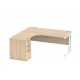 Core Corner Desk With Desk High Pedestal
